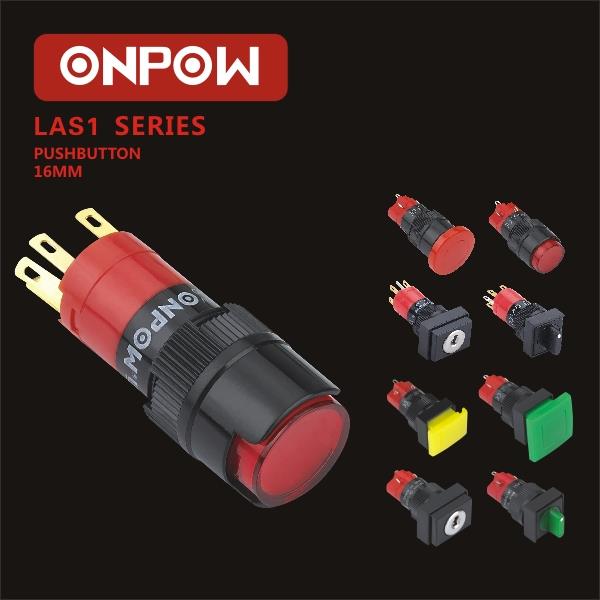plastic pushbutton - 16mm LAS1 series plastic pushbutton - 16mm LAS1 series