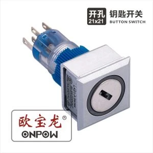 3 Position Square Key Switch