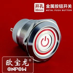 30mm Metal Key Lock Switch